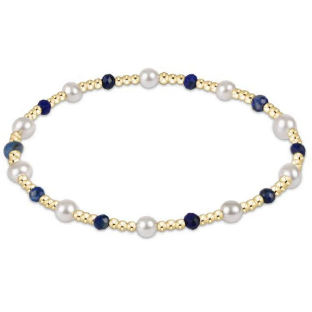 Pearl Sincerity Pattern 4mm - Lapis