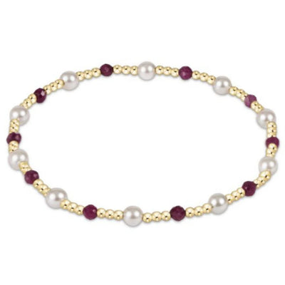Pearl Sincerity Pattern 4mm - Ruby