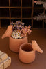 Concrete Bird Planters with Terracotta Finish