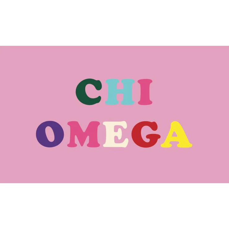Chi Omega Flag