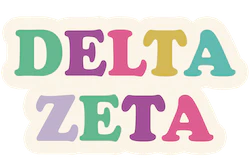 Delta Zeta Decal
