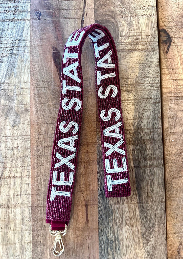 Texas State Beaded Purse Strap – Mays Street Boutique