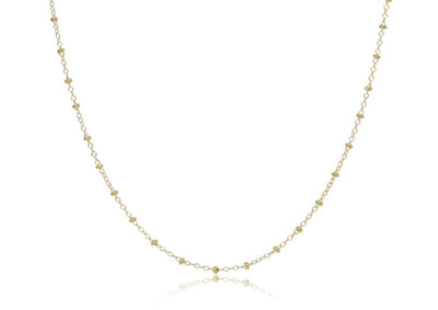 17" Choker Simplicity Chain Classic 2mm Gold