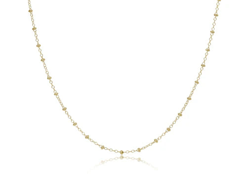 17" Choker Simplicity Chain Classic 2mm Gold