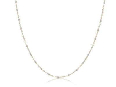 17" Choker Simplicity Chain Classic 2mm Pearl