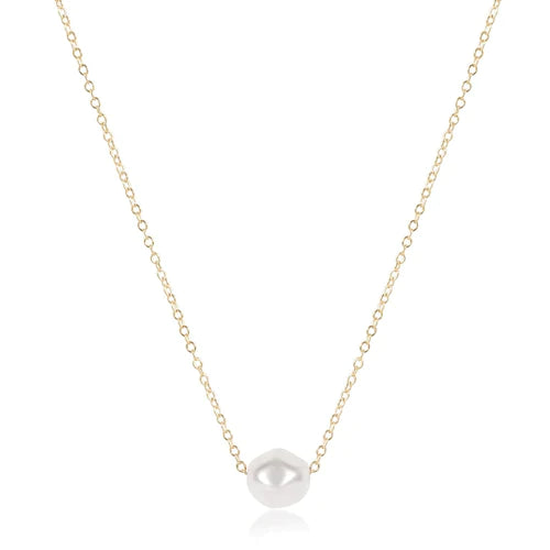 16" Necklace Gold - Admire Pearl