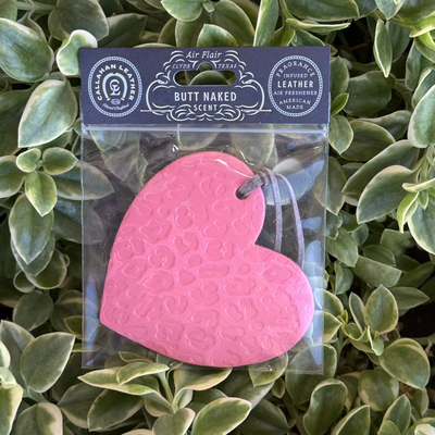 Pink Leopard Heart - Butt Naked