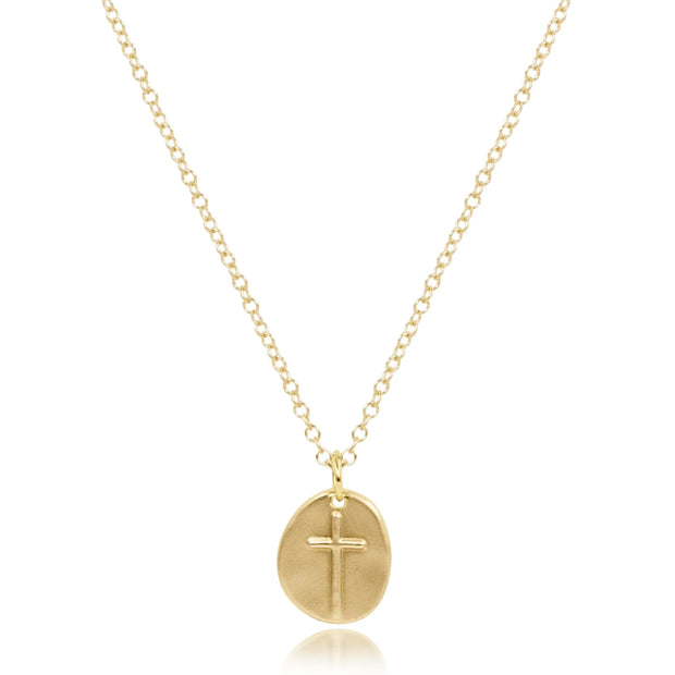 16" Inspire Small Gold Charm