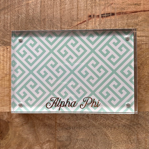 Alpha Phi Picture Frame