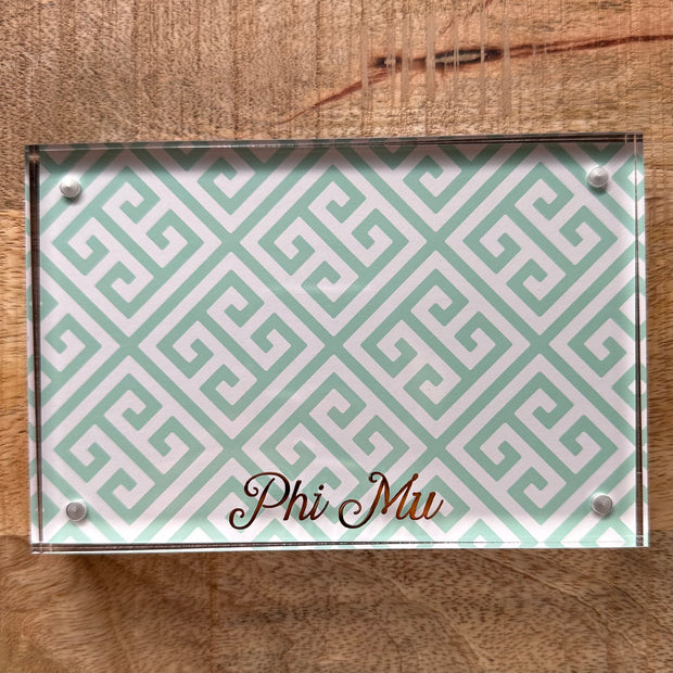 Phi Mu Picture Frame