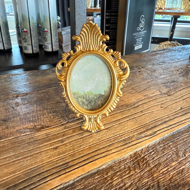 Pewter & Glass Photo Frames with Art