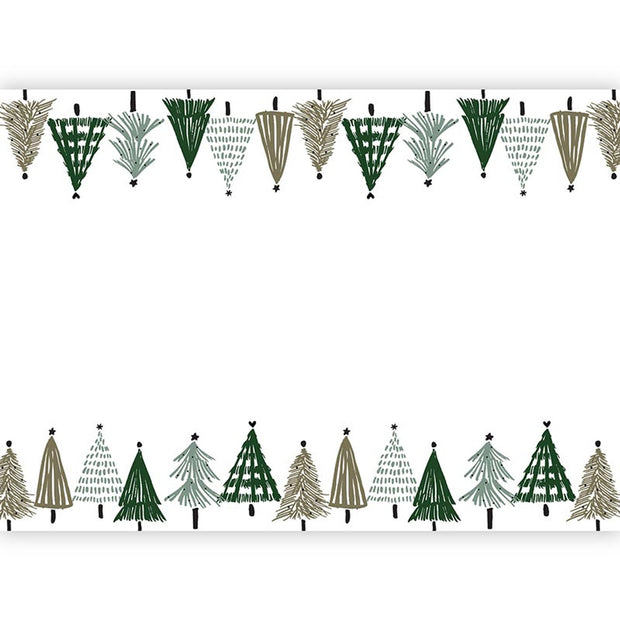 Paper Table Runner - Trees
