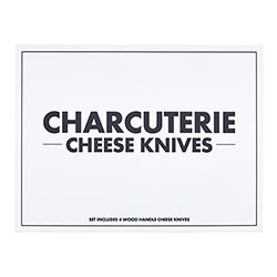 Labeled Cheese Knives