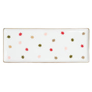 Ceramic Tray - Snowflake Stars