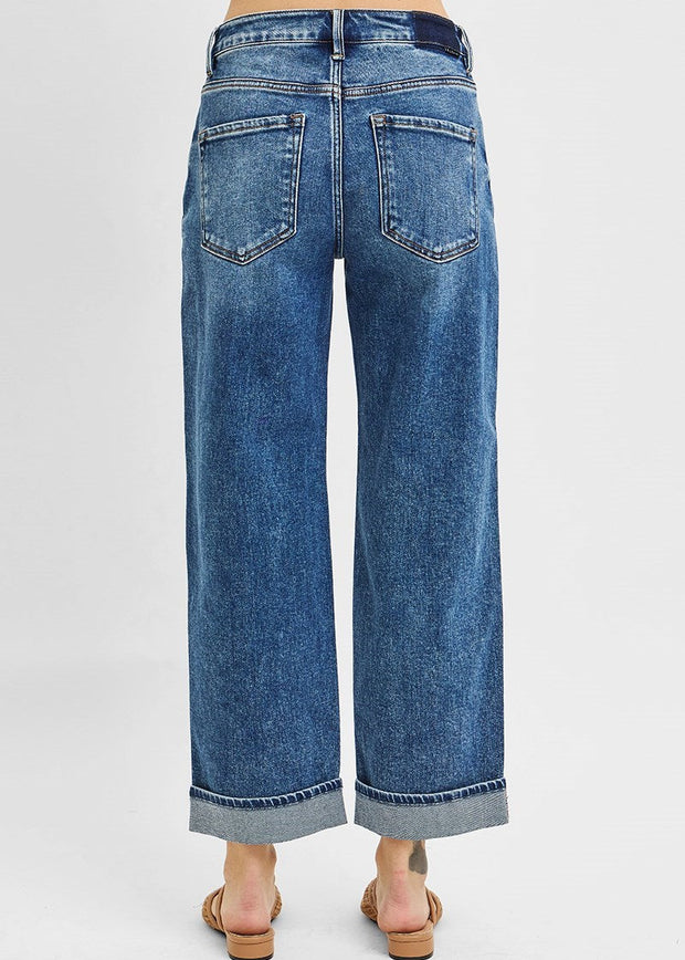 Anna High Rise Wide Leg Jean