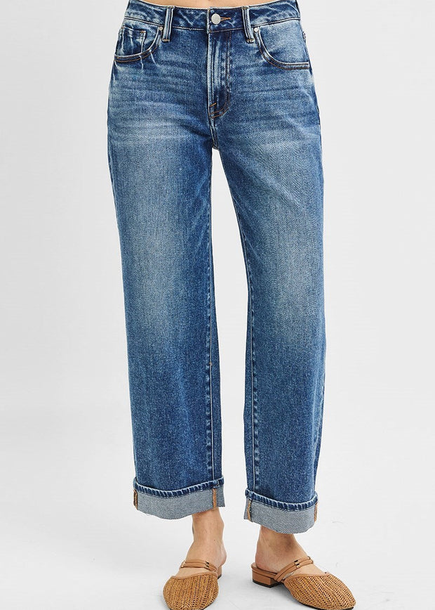 Anna High Rise Wide Leg Jean