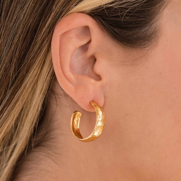 Hammered Hoops