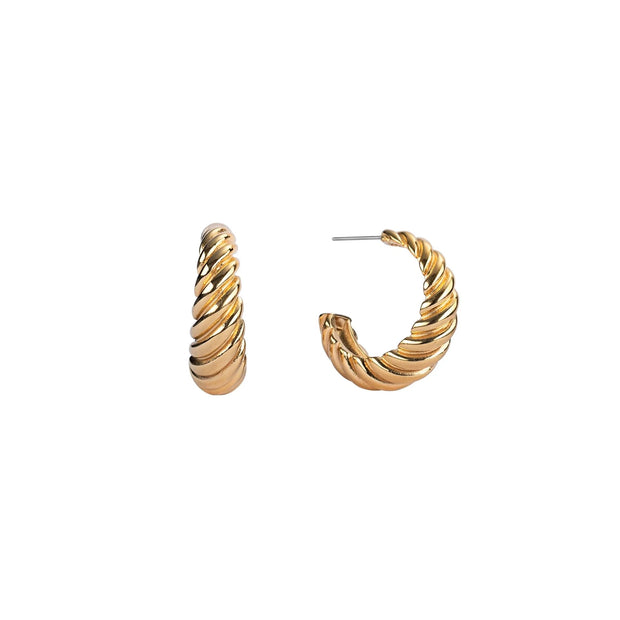 Big Braided Hoops