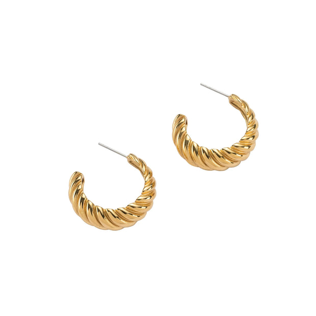 Big Braided Hoops