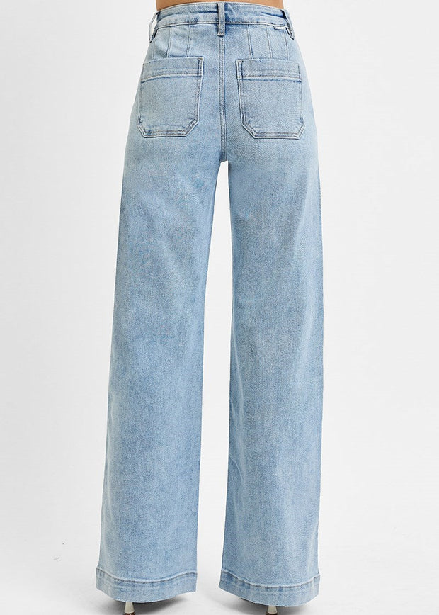 Molly High Rise Wide Leg Jean