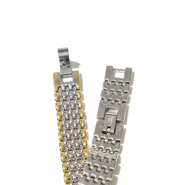 Chunky Two-Tone Bracelet