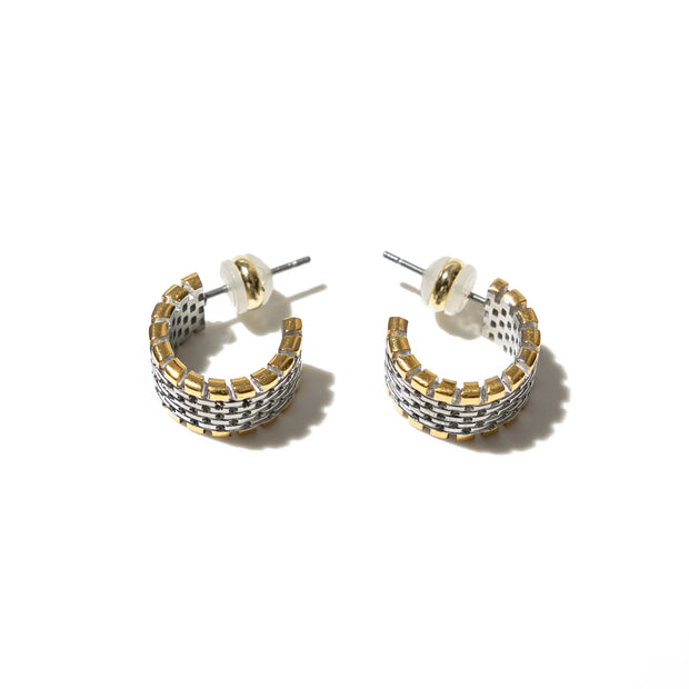Two-Tone Watch Hoops