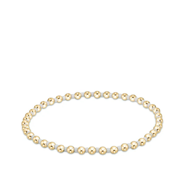 Hope Grateful Bracelet - White