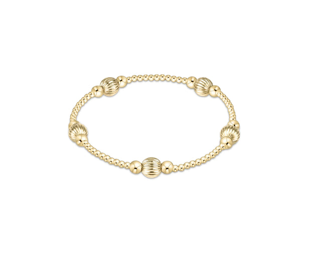 Purpose Dignity 6mm Bead Bracelet - Gold
