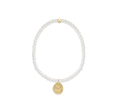Classic Pearl 3mm Bead Bracelet - Inspire Love Small