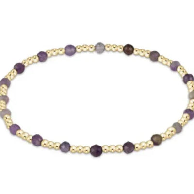 Gold Sincerity Pattern 3mm - Amethyst
