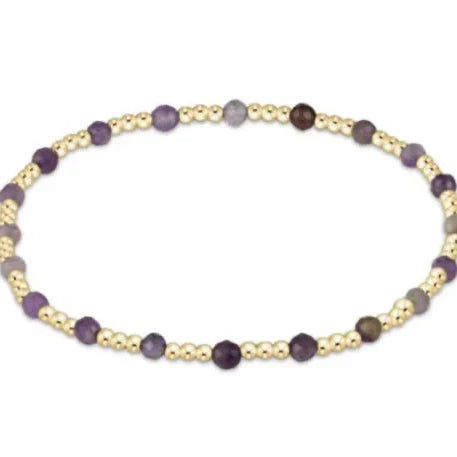 Gold Sincerity Pattern 3mm - Amethyst