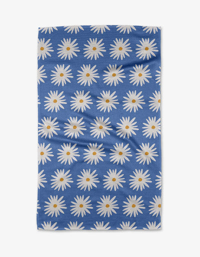 Tea Towel - Blue Daises