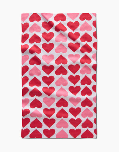 Tea Towel - Blushing Hearts