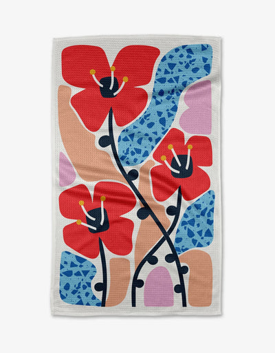 Tea Towel - Dizzy Poppies