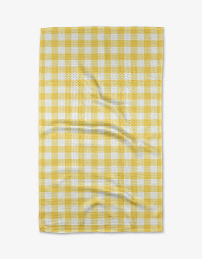 Tea Towel - Lemon Gingham