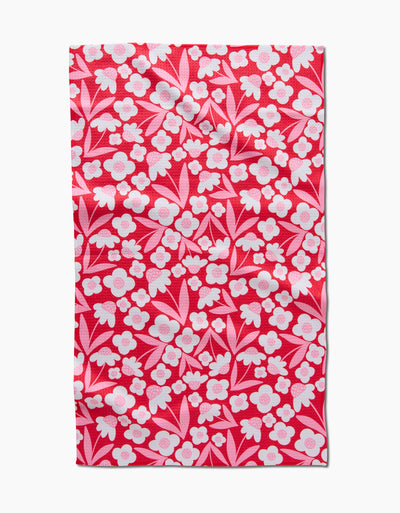 Tea Towel - Pink Blooms