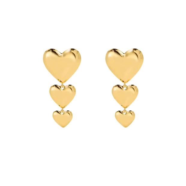 Tori Heart Drop Earring