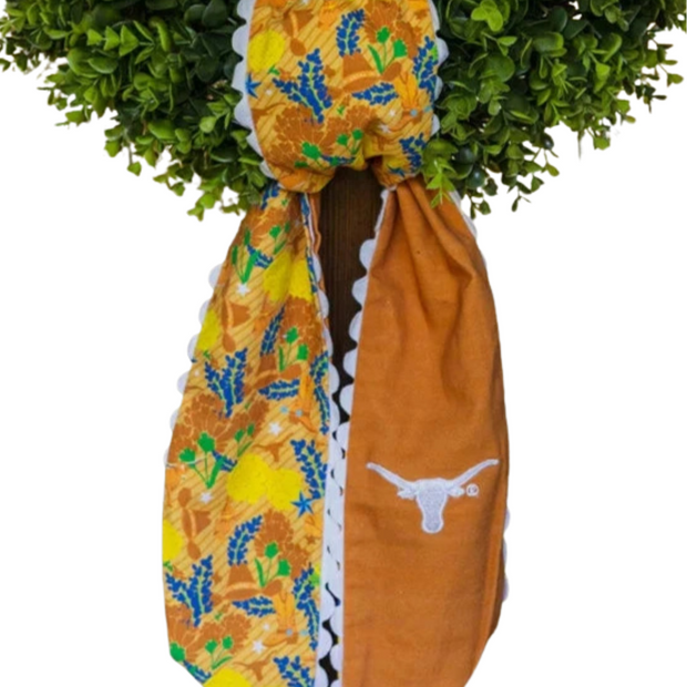 Texas Longhorns Cotton Wreath Scarf