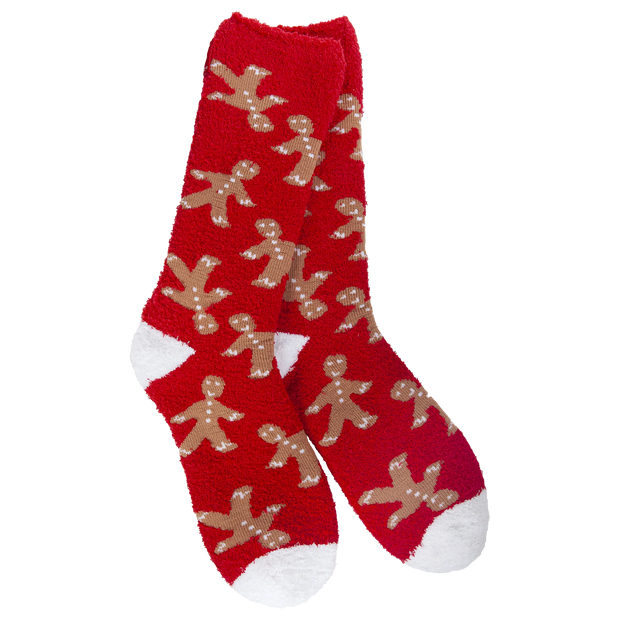 Cozy Crew Socks - Gingerbread Man