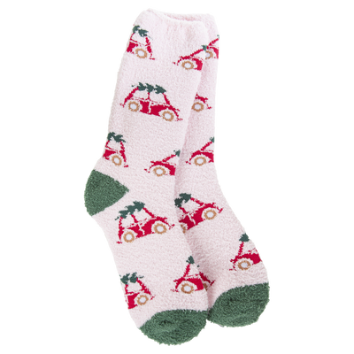 Cozy Crew Socks - Holiday Bug
