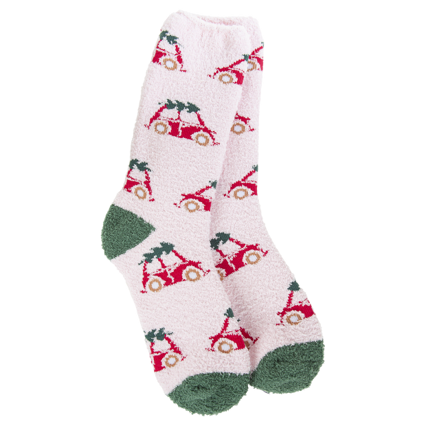 Cozy Crew Socks - Holiday Bug