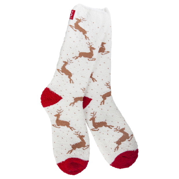 Cozy Crew Socks - Reindeer