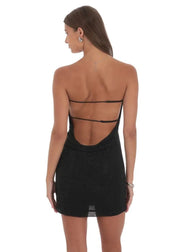 Rhinestone Strapless Dress
