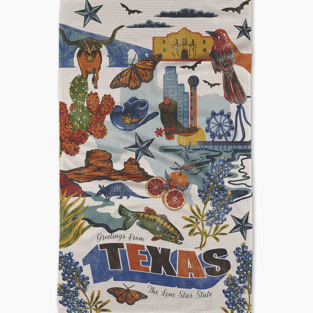 Tea Towel - Greetings From Texas