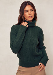 Addison Sweater - Hunter Green