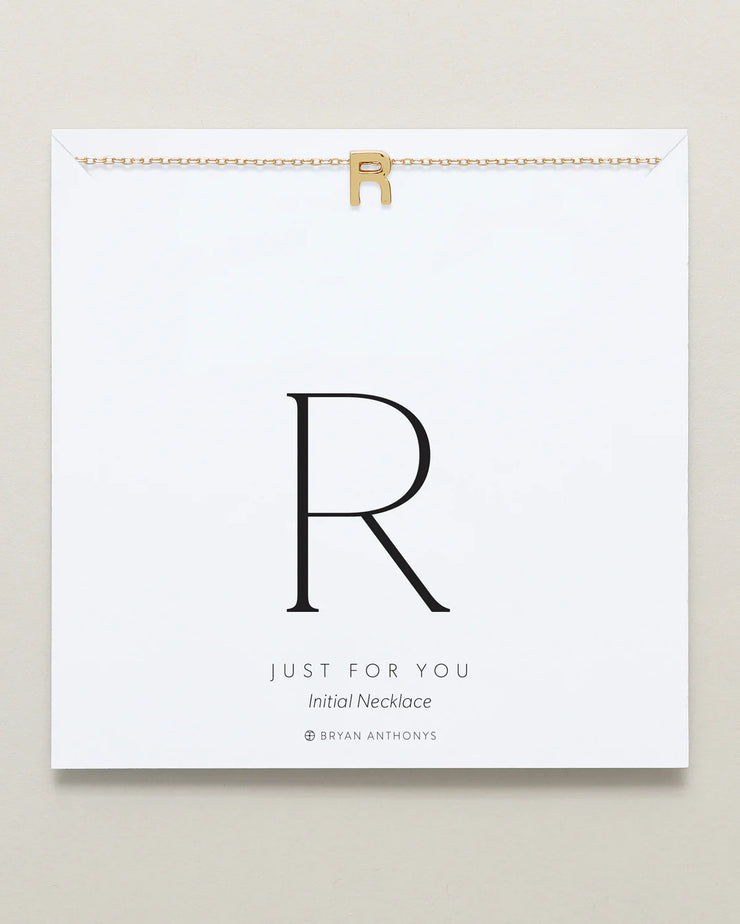 Just For You Initial Necklace