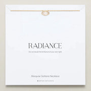 Radiance Marquise Solitaire Necklace