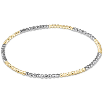 Blissful 2mm - Bright Silver Faceted Hematite
