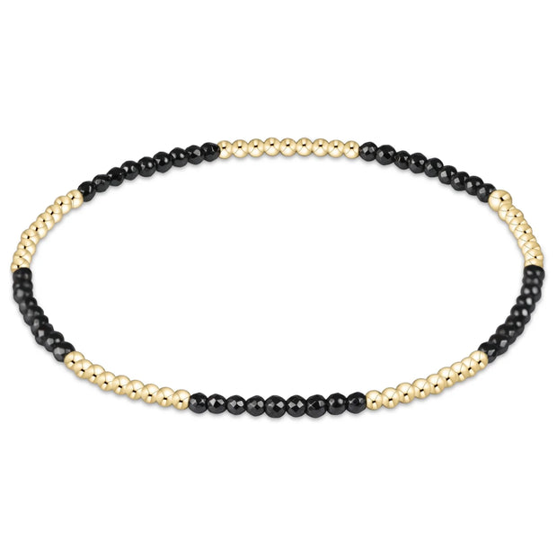 Blissful 2mm - Faceted Hematite