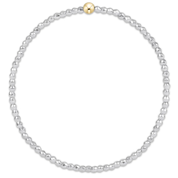 Bright Silver Faceted Hematite 2mm